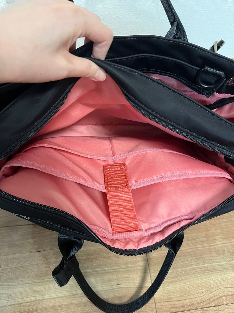 SELENT ÉTHER セレーンエテール　 ブラック&ピンク　トートバッグ