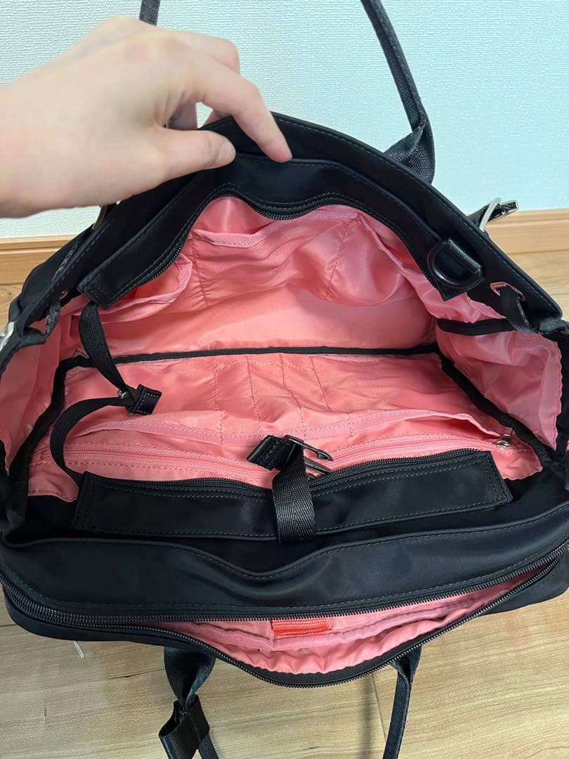 SELENT ÉTHER セレーンエテール　 ブラック&ピンク　トートバッグ