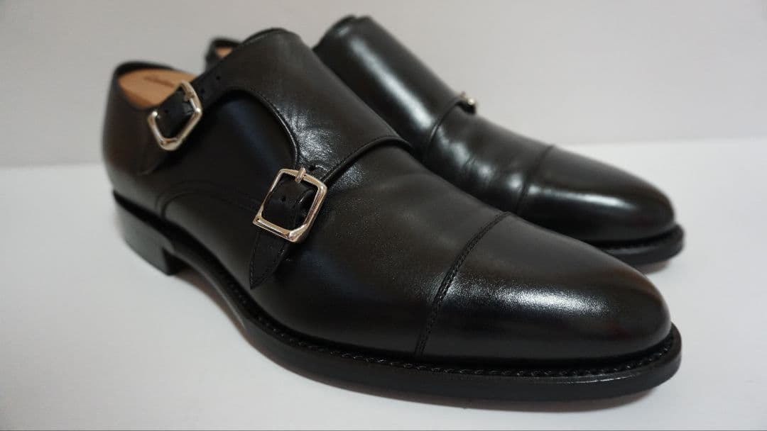 【値下げ不可】トレーディングポスト　ダブルモンク T606　撥水レザー