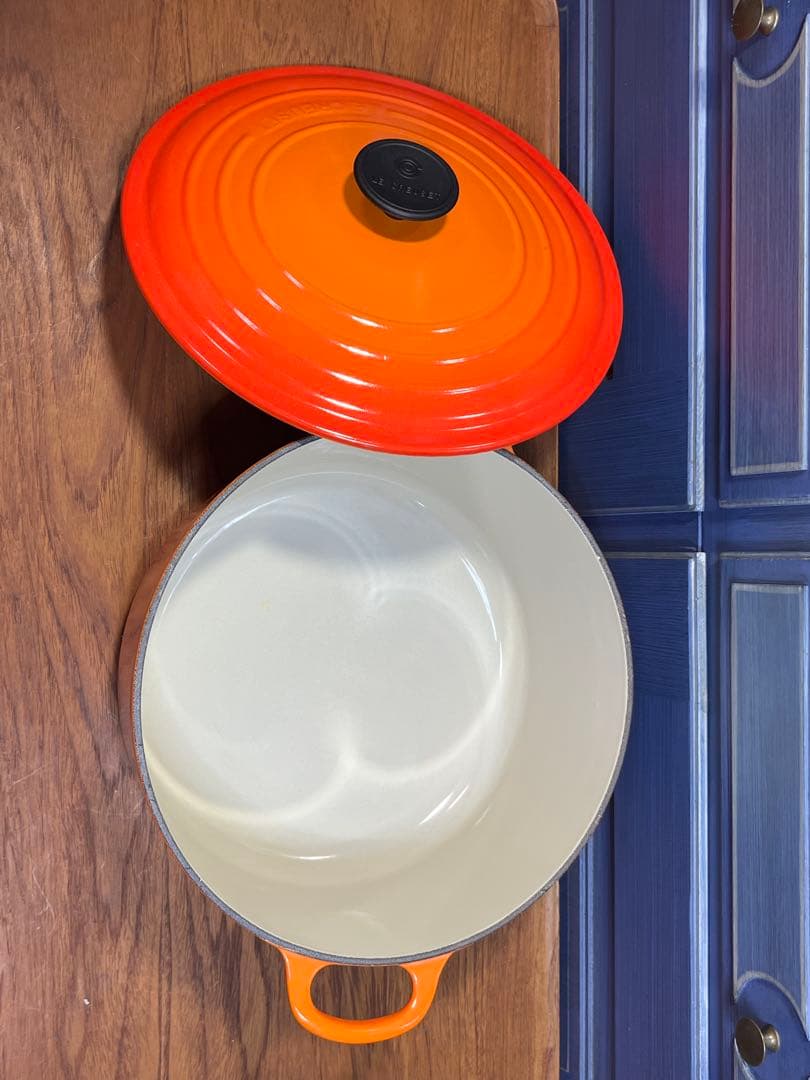 LE CREUSET ル・クルーゼ　ココットロンド26cm／5.4ℓ オレンジ