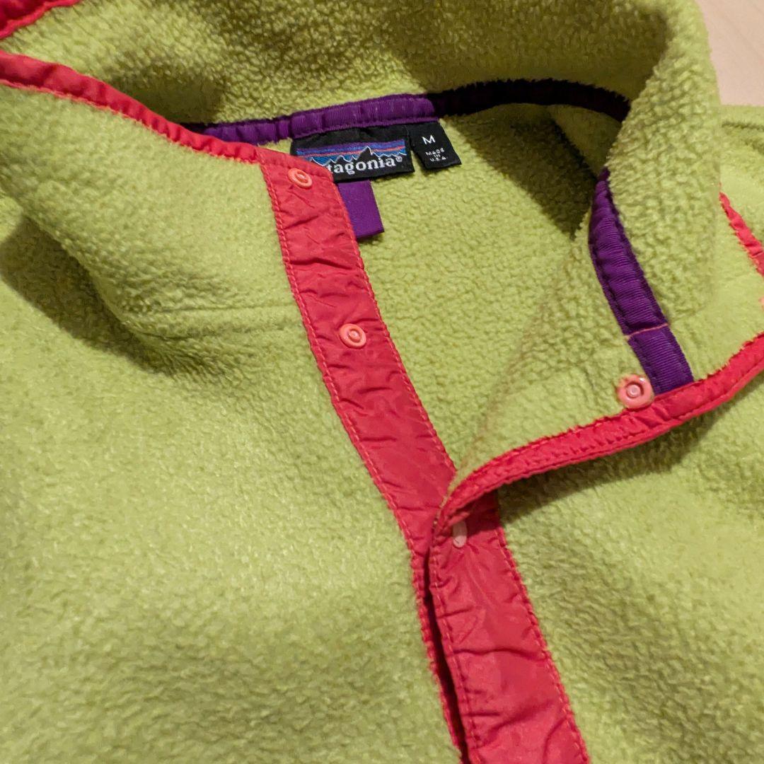 【М】　激レア　パタゴニア　シンチラスナップT　アメリカ製　90S　ヴィンテージ