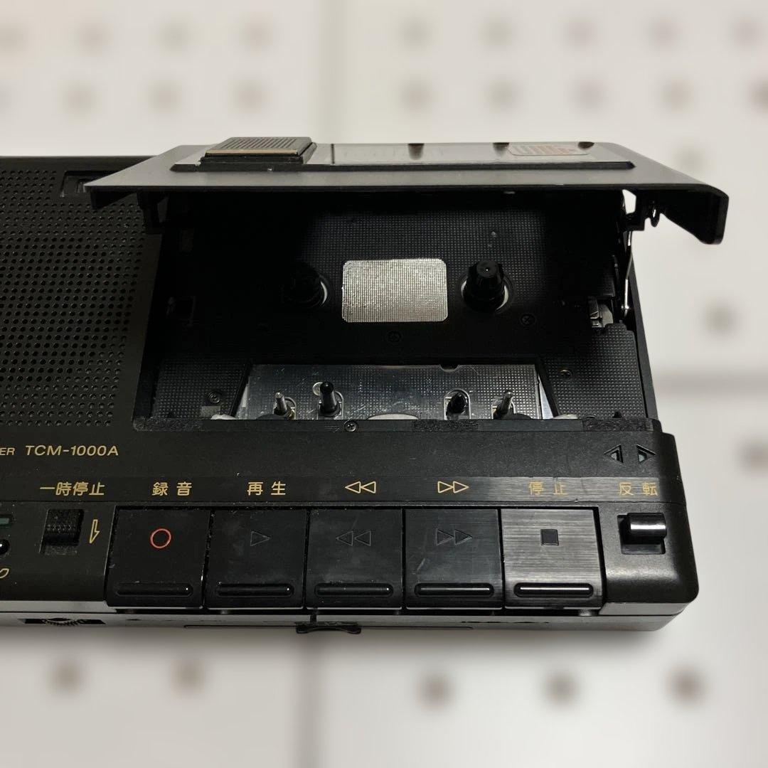 昭和レトロSONYカセットプレーヤーTCM-1000A超レア、現状品、ジャンク品