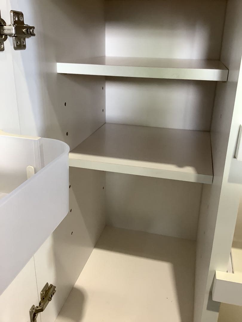 キッチンボード キッチンカウンター 土井インテリア工業 スライド棚３つ