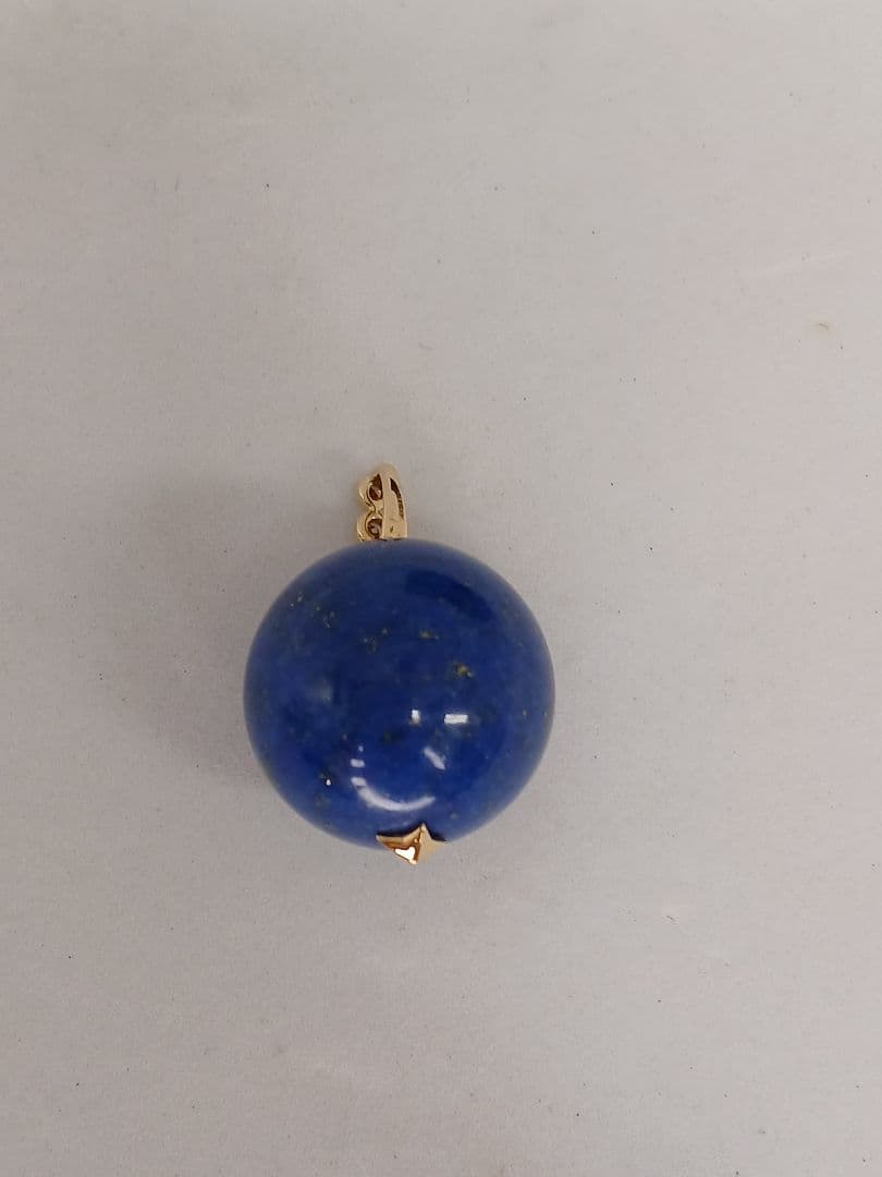 ★【新品未使用品】K18YG ラピスラズリブラウンダイヤトップGSTV 21-5