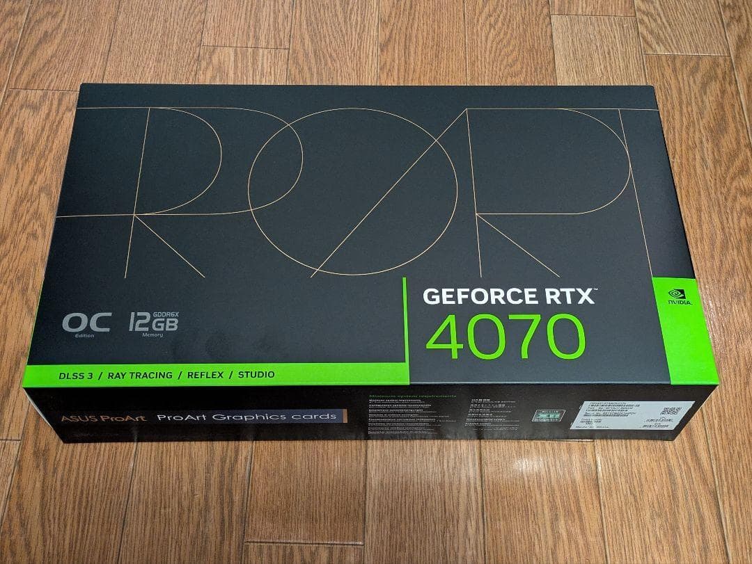 グラフィックボード・グラボ・ビデオカード ASUS PROART RTX4070 O12G