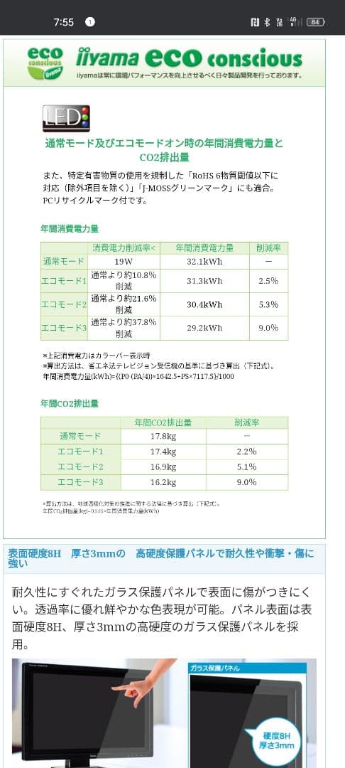 iiyama ProLite T2253MTS 21.5インチモニター