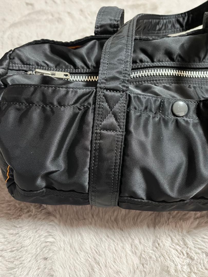 PORTER ポーター タンカー ミニボストン 黒 ドラムバッグ