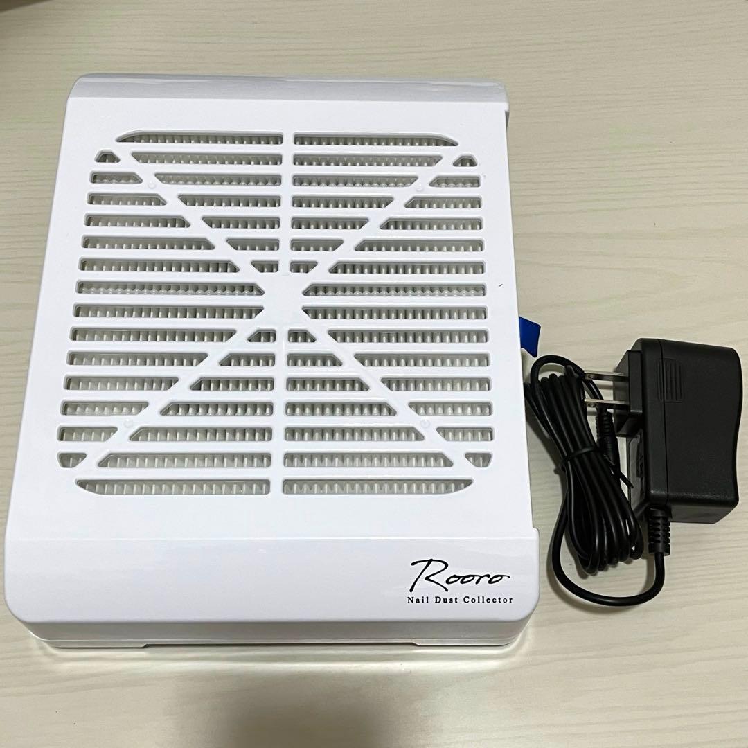 【美品】Rooro ワイヤレス 集塵機 ネイルダストコレクター ＲＯ－ＤＣＷ