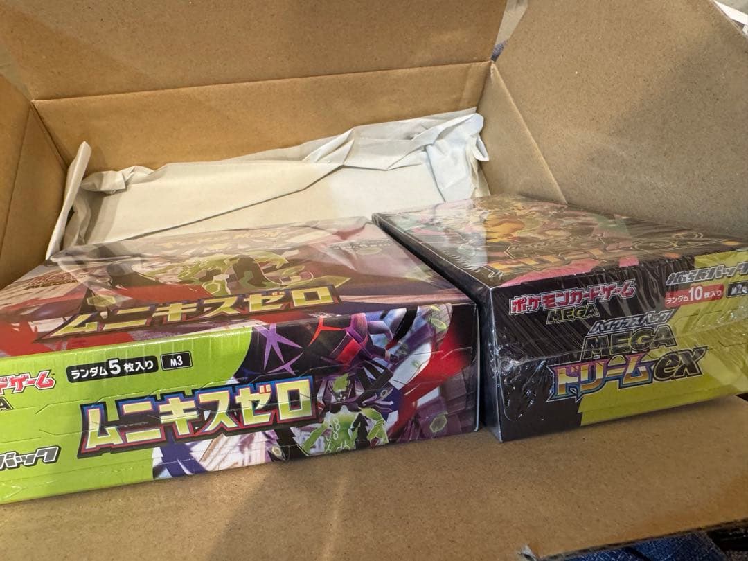 ポケセン産 ムニキスゼロ メガドリームex シュリンク付き box ポケカ