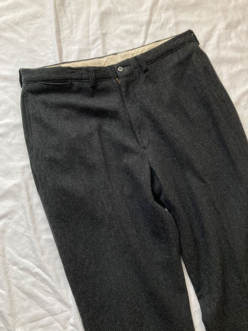 【USA製】90s ポロラルフローレン メリノウールスラックス W36 極美品