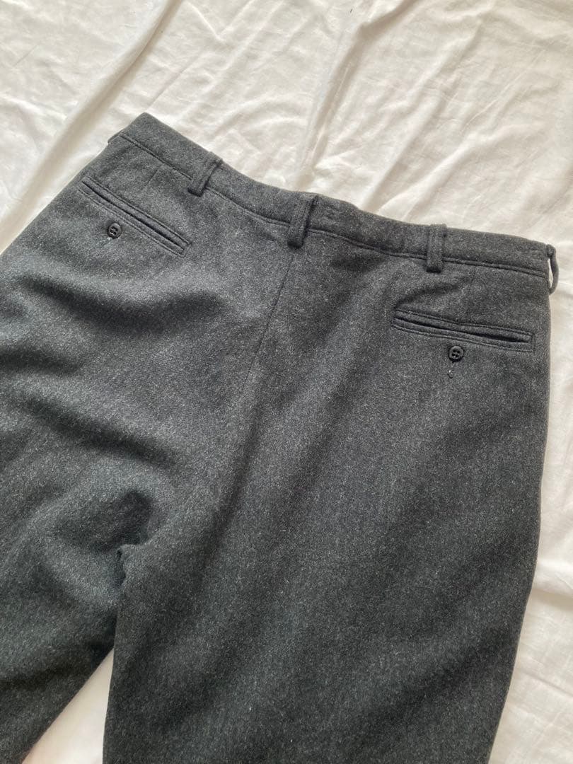 【USA製】90s ポロラルフローレン メリノウールスラックス W36 極美品