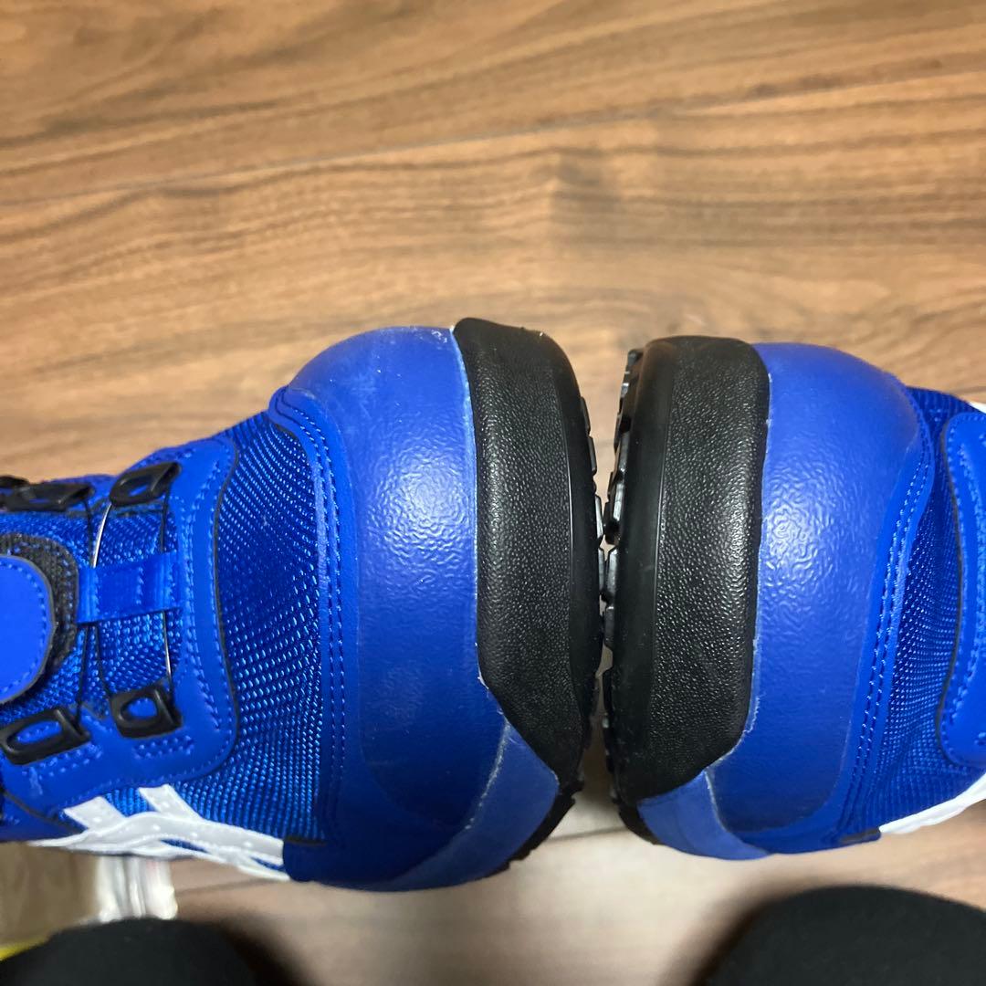 アシックス　安全靴　BOA ローカット タグ付き　未使用品　ブルー　27.0