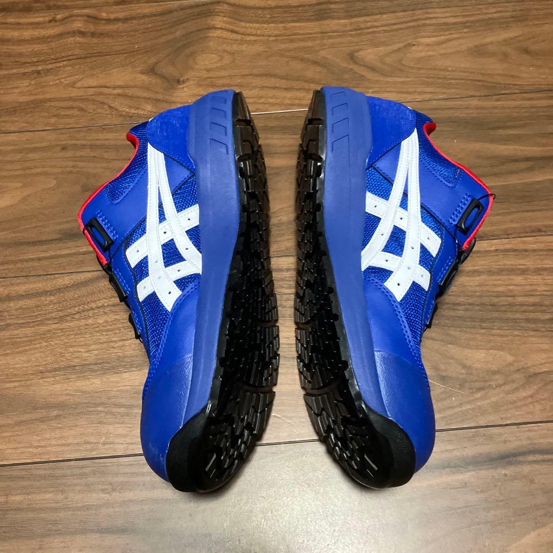 アシックス　安全靴　BOA ローカット タグ付き　未使用品　ブルー　27.0