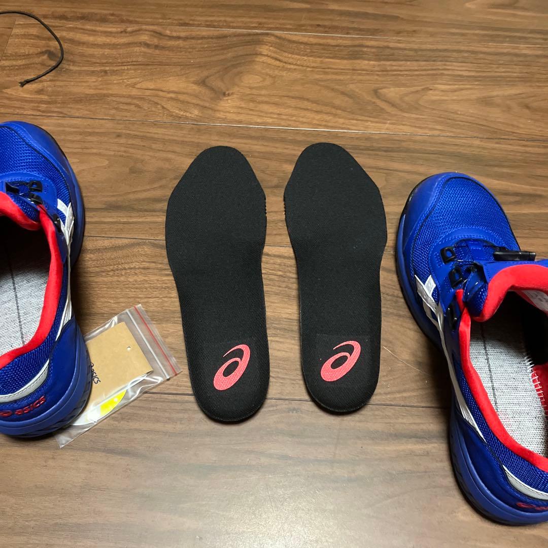 アシックス　安全靴　BOA ローカット タグ付き　未使用品　ブルー　27.0