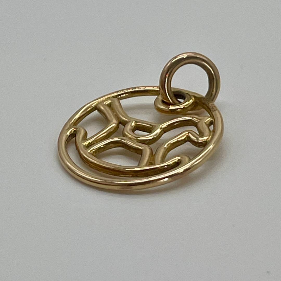 エルメス ダダ ネックレストップ 750PG K18　ペンダントジュエリー