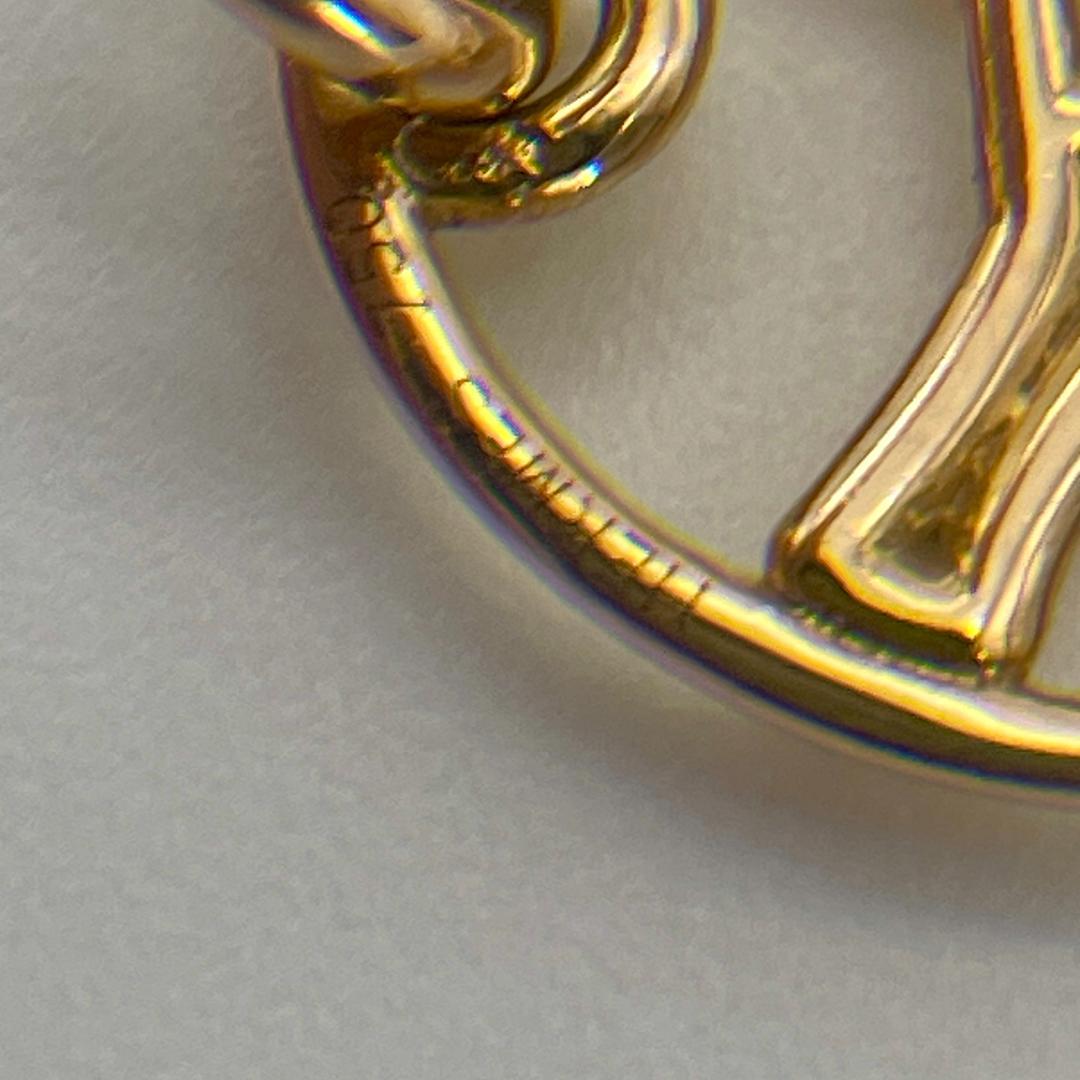 エルメス ダダ ネックレストップ 750PG K18　ペンダントジュエリー