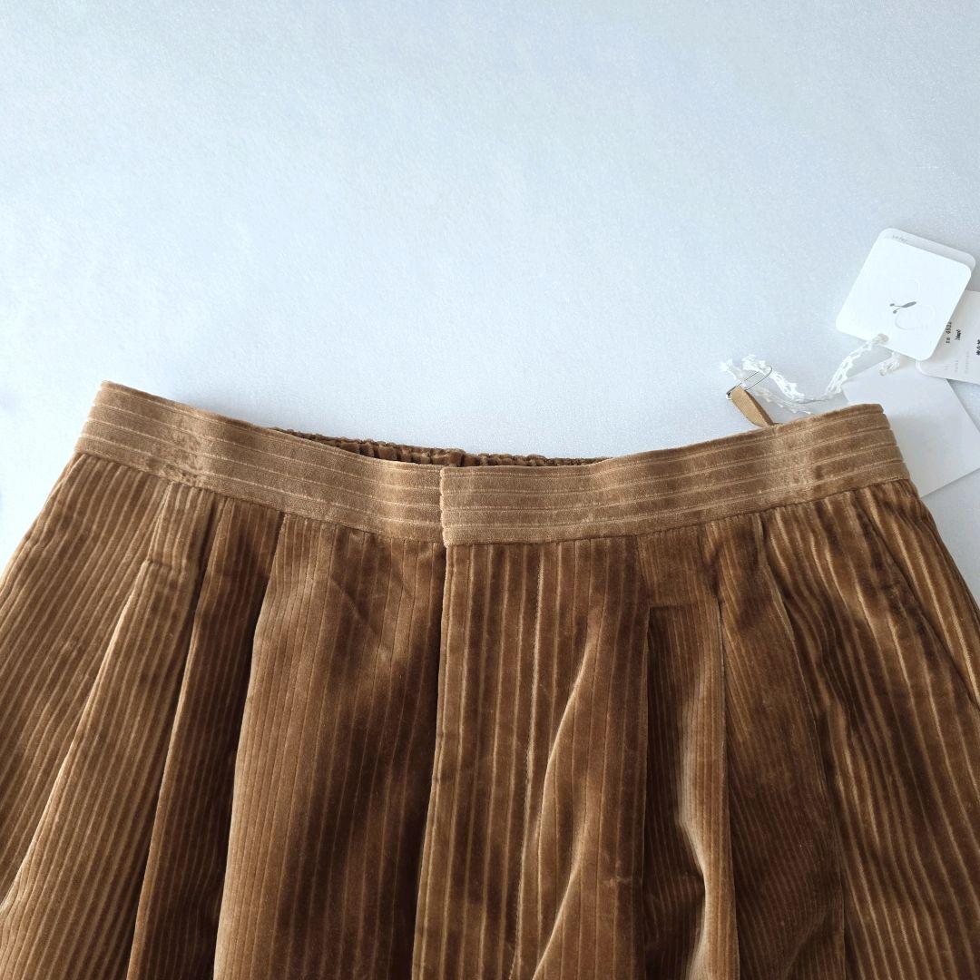 未使用 ミナペルホネン コーデュロイ パンツ タック ワイド lampo