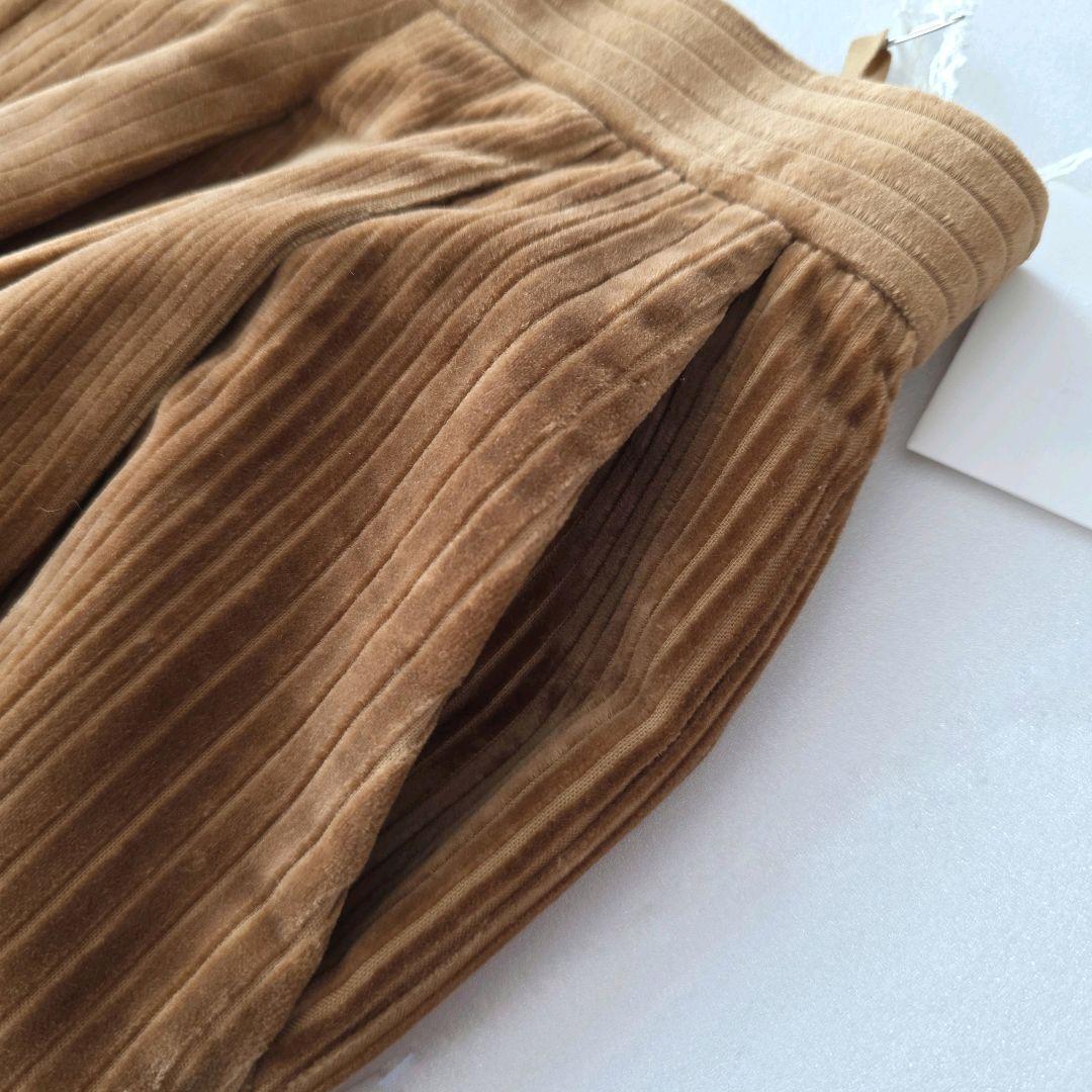 未使用 ミナペルホネン コーデュロイ パンツ タック ワイド lampo