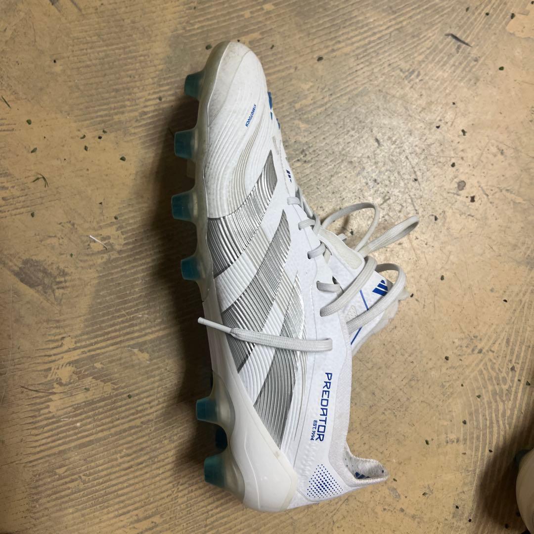 Adidas Predator サッカーシューズ ホワイト/ブルー