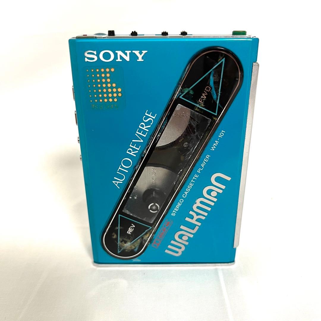 【希少ブルー】SONY ソニー WALKMAN ウォークマン WM-101