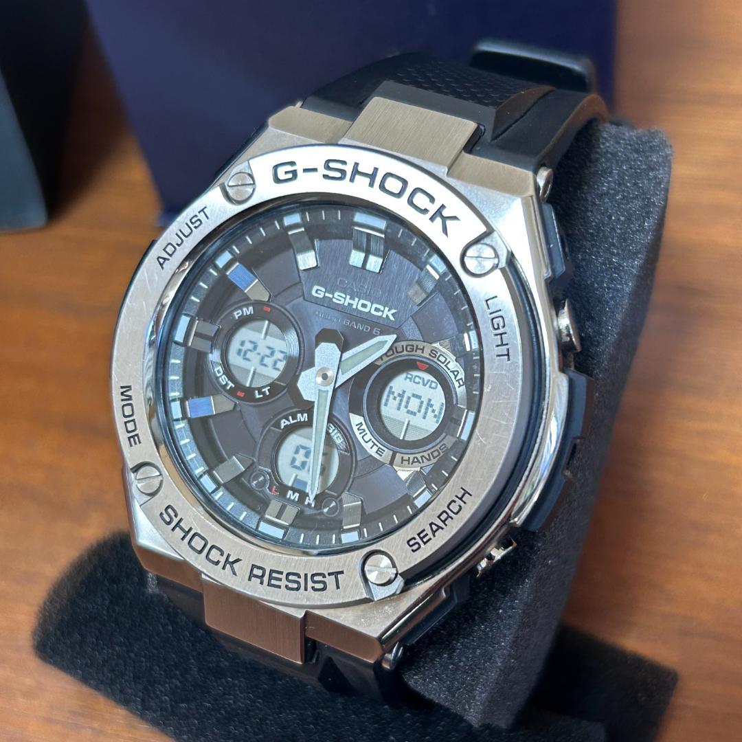 G-SHOCK　G-STEEL　GST-W110-1AJF　電波ソーラー　腕時計