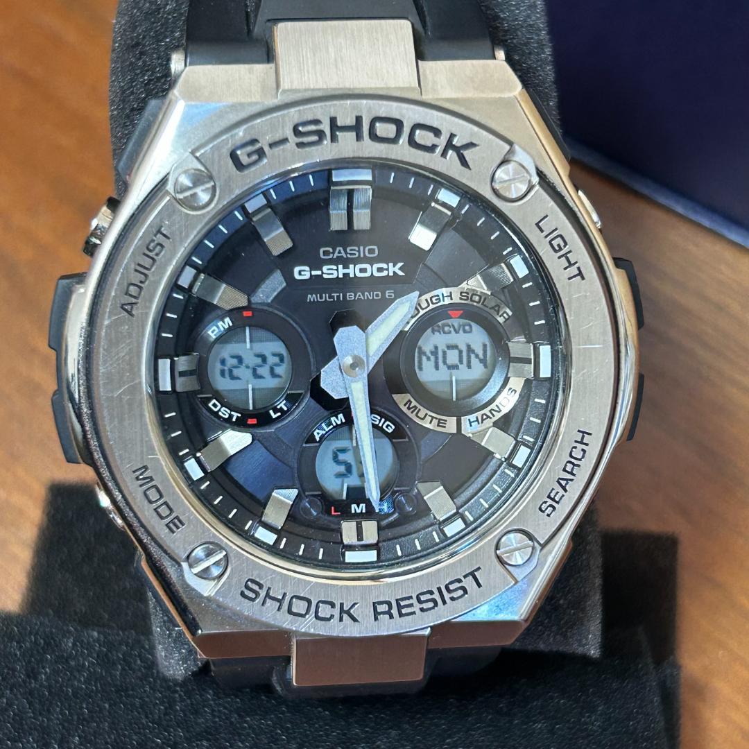 G-SHOCK　G-STEEL　GST-W110-1AJF　電波ソーラー　腕時計