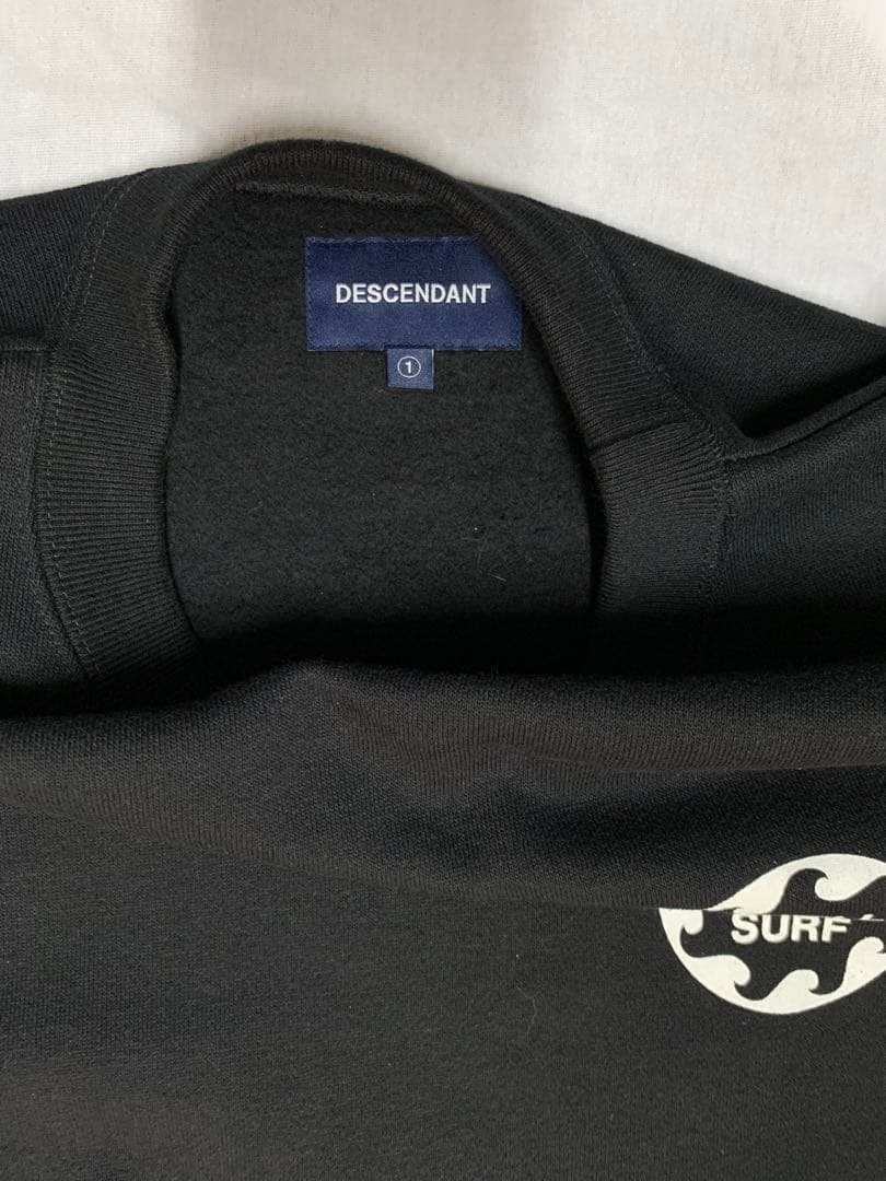 トップス DESCENDANT VORTEX CREW NECK size S BLACK