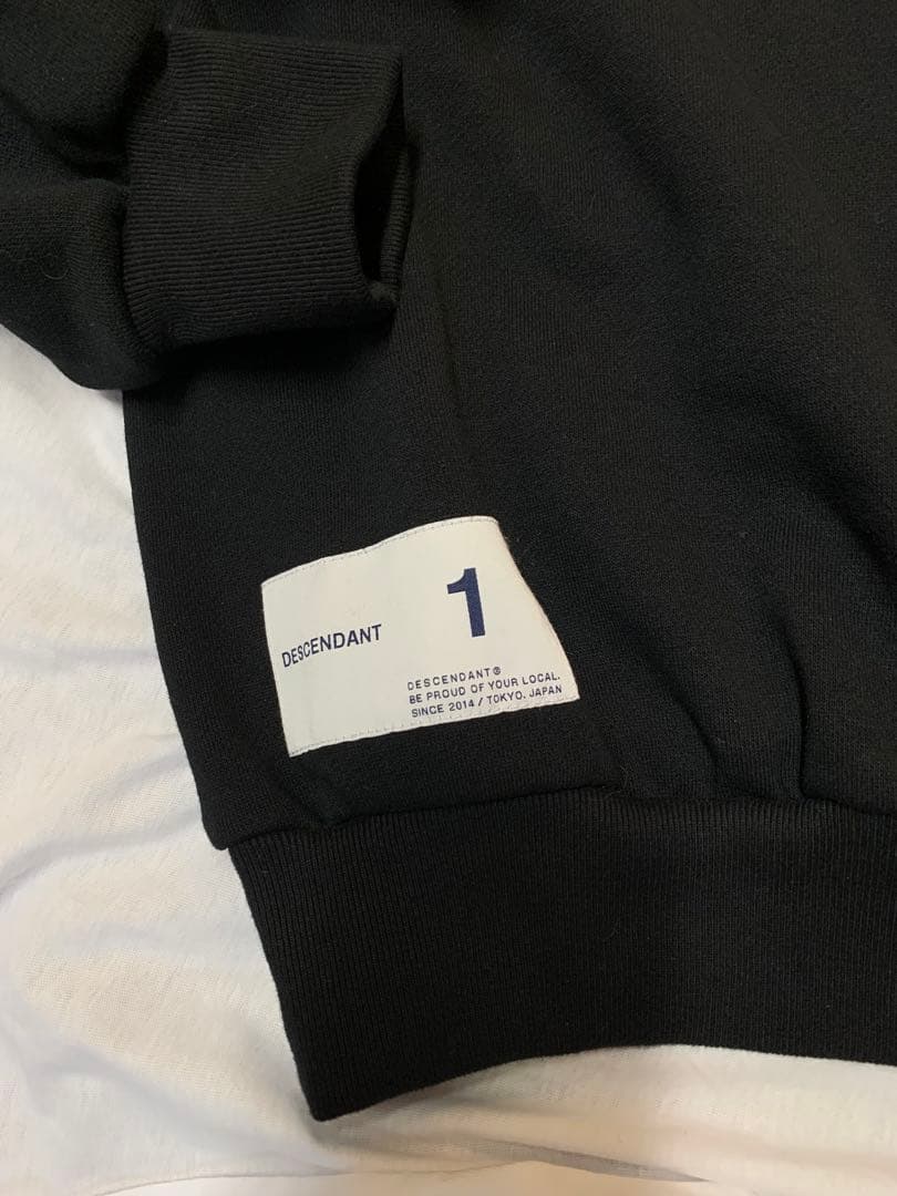 トップス DESCENDANT VORTEX CREW NECK size S BLACK