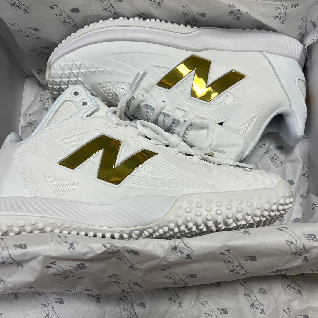 New Balance S01 トレーニングシューズ ホワイト/ゴールド