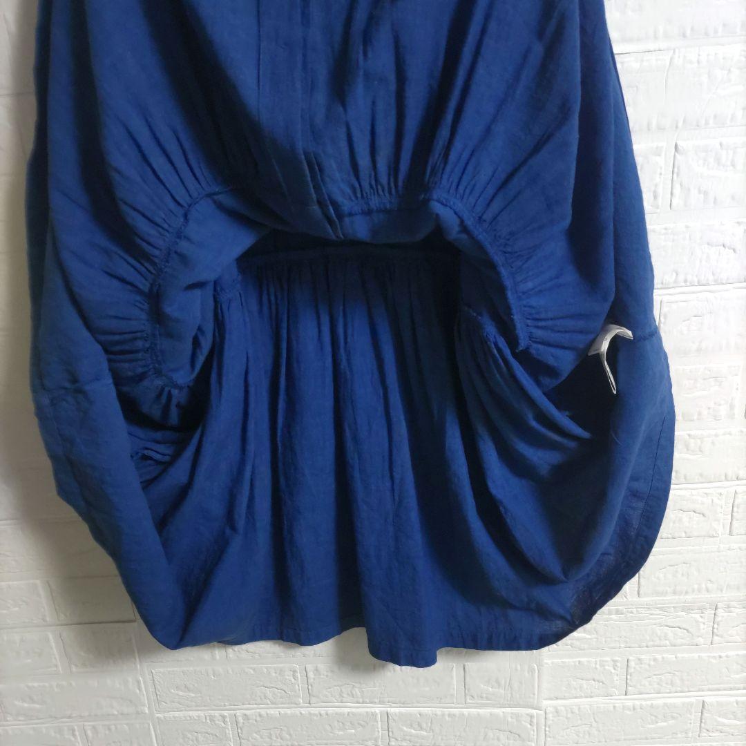 専用✨ネストローブ　アップサイクルリノ インジゴ ダイ　 チュニック 2way