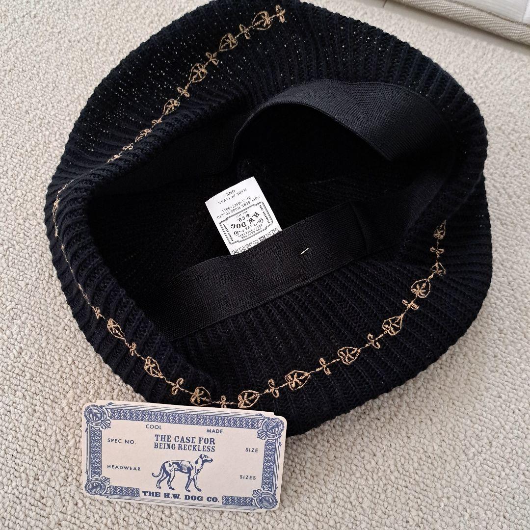BTSテテ着用/THE CASE FOR RECKLESS 黒 ベレー帽 M