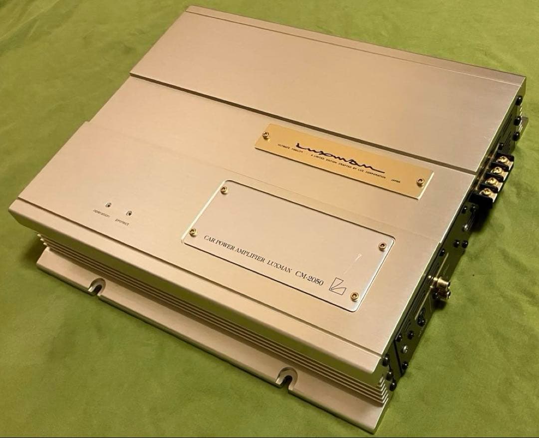 LUXMAN CM-2050 ラックスマン カーオーディオパワーアンプ①