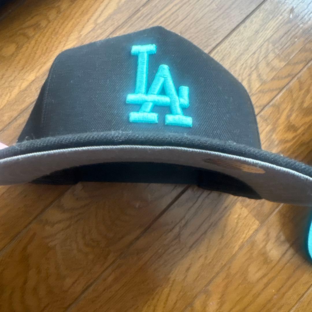 と*め様 海外！２点セットLA ニューエラ キャップ ドジャース ティファニーブ