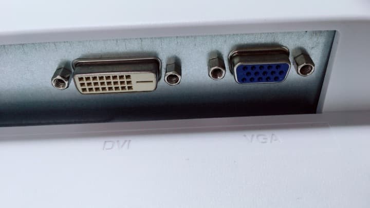 【中古】21.5型モニター ホワイト