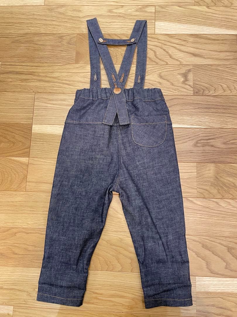 ⭐︎ma⭐︎【新品未使用】HELLO LUPO blue denim 2-3y