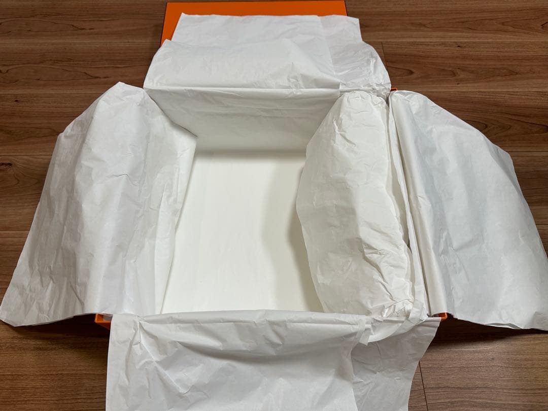 エルメス　箱のみ　38×34×16 ガーデンパーティ HERMES