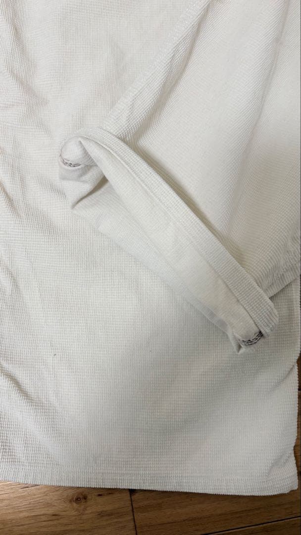 ENDS and MEANS ワッフルコード　ペインターパンツ　白　L