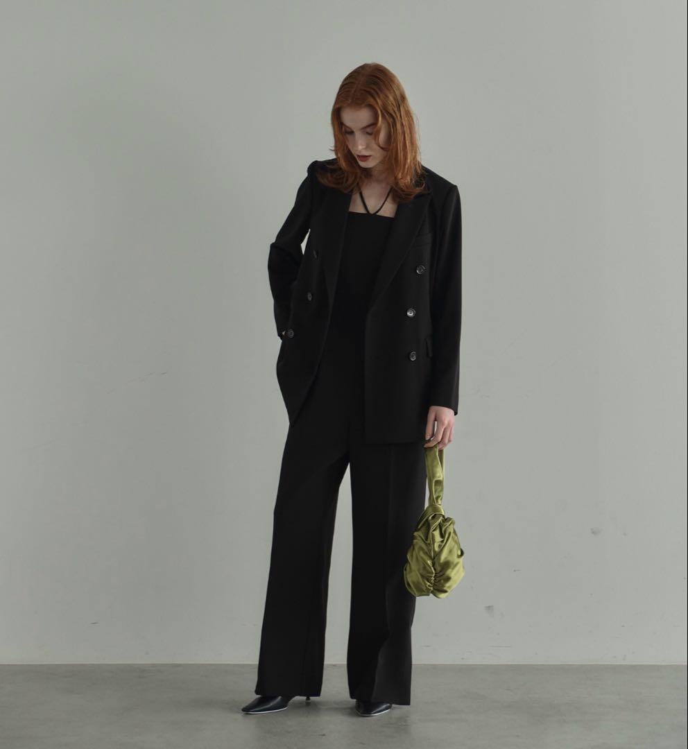 ANDRESD double cross all in one dress 黒