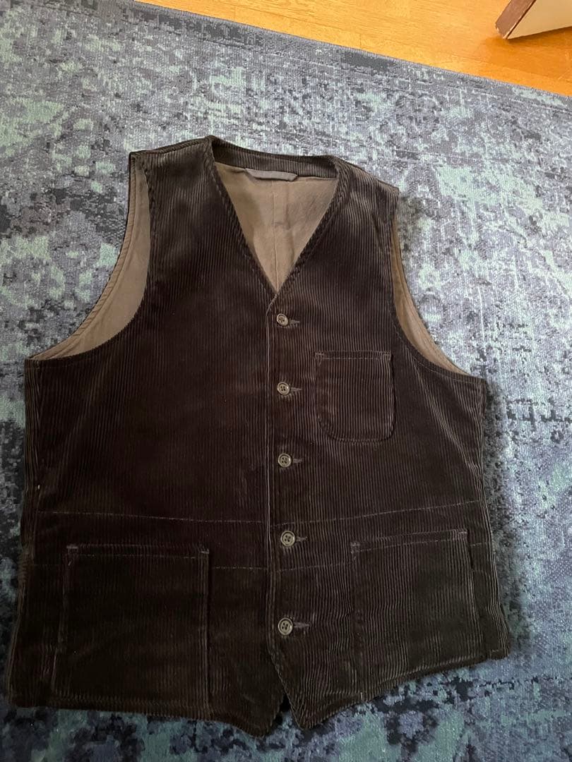 NigelCabourn ナイジェルケーボン　ホスピタルベスト　コーデュロイ黒