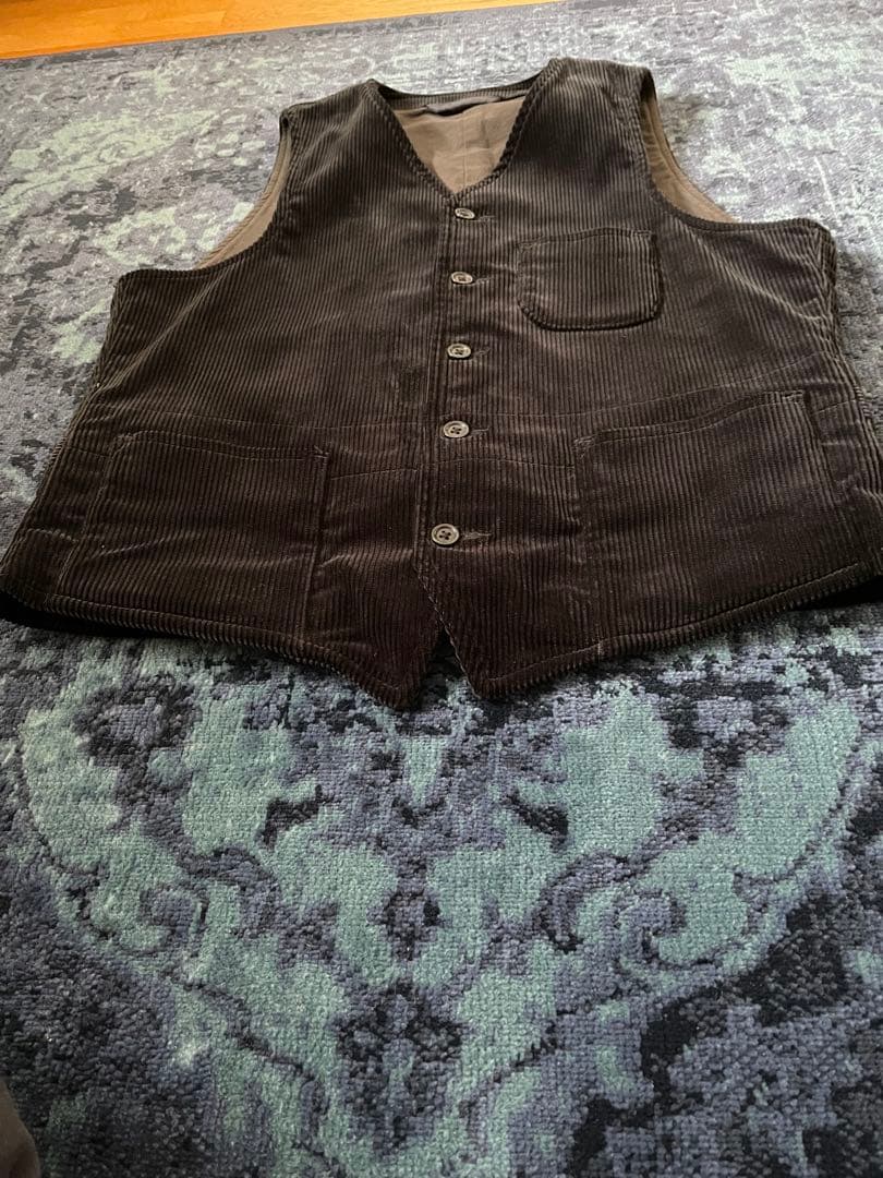 NigelCabourn ナイジェルケーボン　ホスピタルベスト　コーデュロイ黒