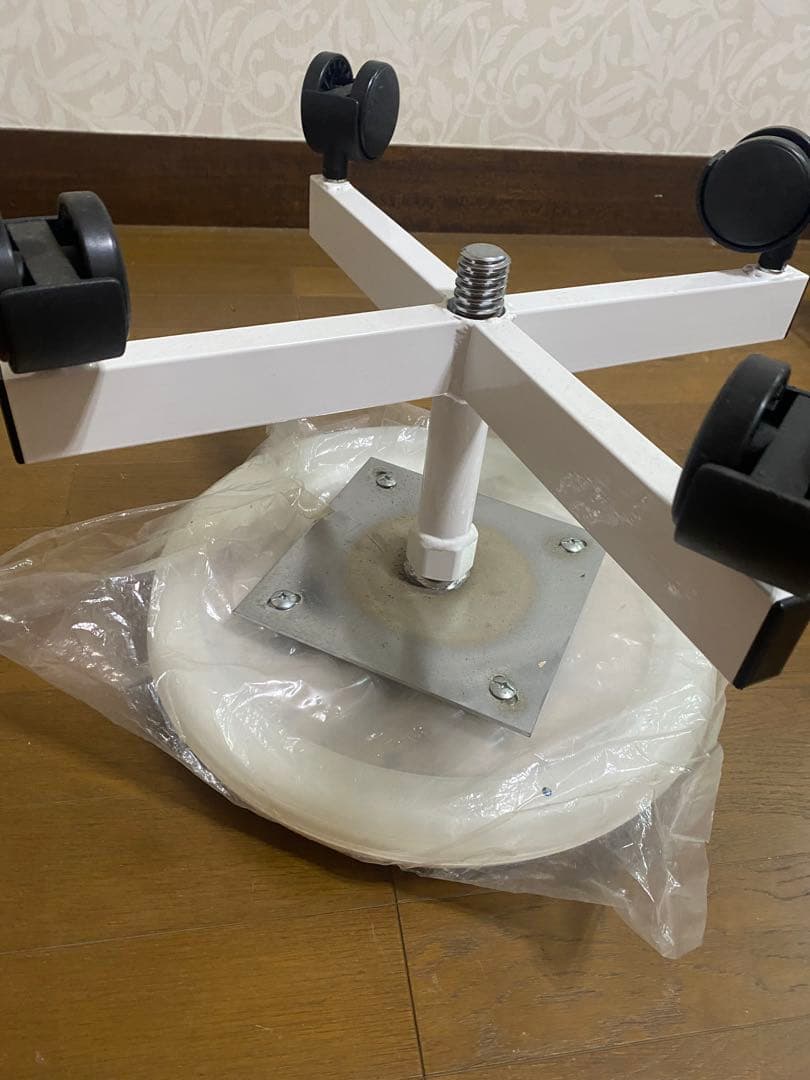 キャスター付き　フットネイル用　フット台+チェア