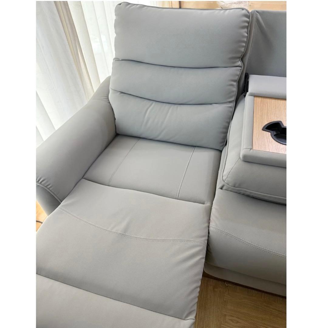 【美品！】ニトリ　リクライニングソファ