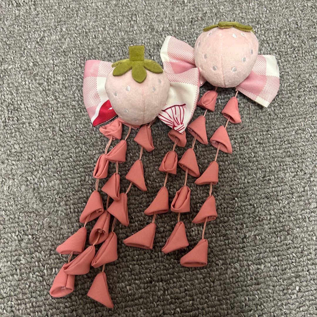 【ToAlice】C5130いちご姫浴衣セット ピンク M