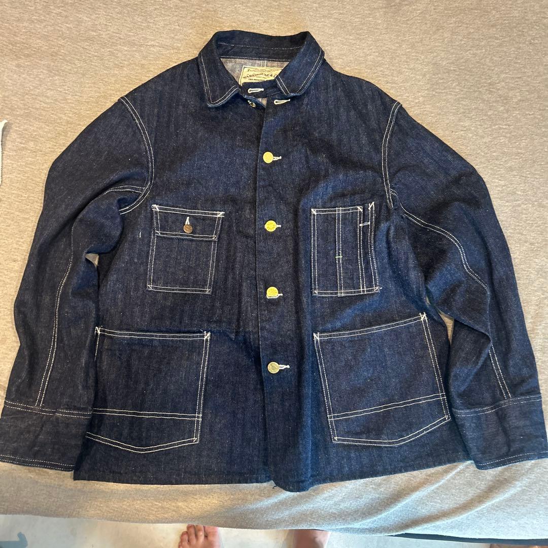 ウエアハウス 2165 INDIGO HERRINGBONE COVERALL