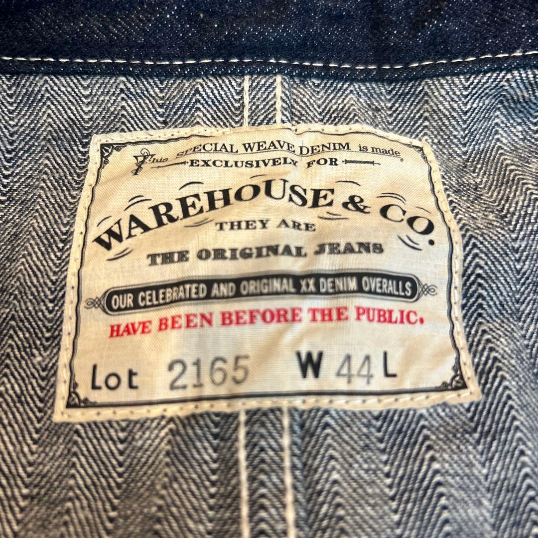 ウエアハウス 2165 INDIGO HERRINGBONE COVERALL