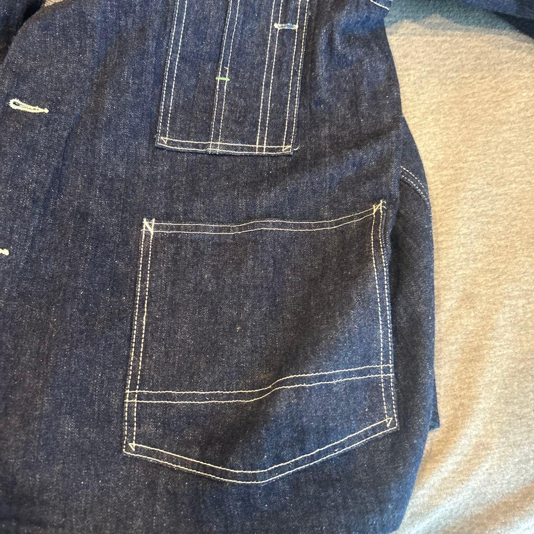 ウエアハウス 2165 INDIGO HERRINGBONE COVERALL