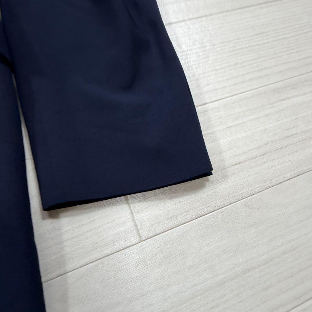 極美品 J.PRESS 紺ブレ 刻印銀ボタン 段返り ウール キュプラ M