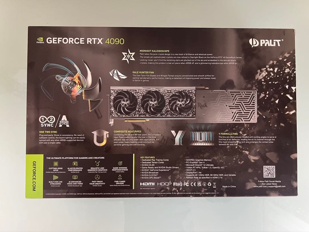 グラフィックボード・グラボ・ビデオカード PALIT GeForce RTX 4090 24GB OC