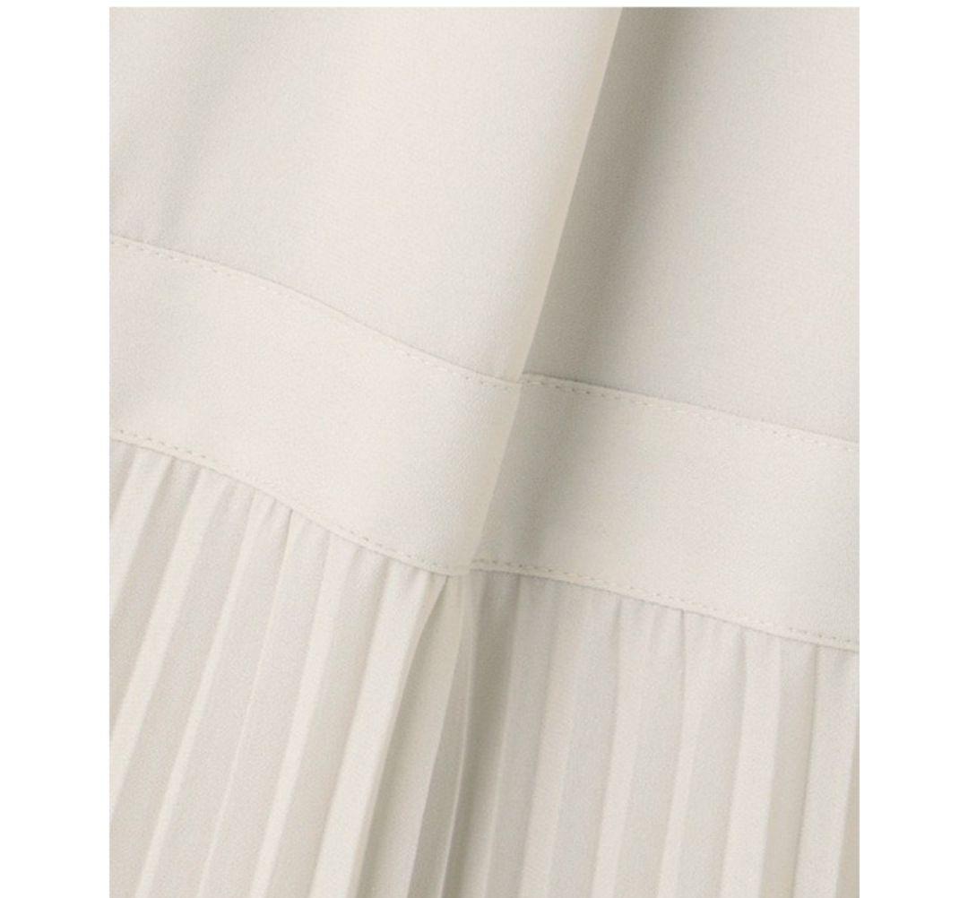 新品【洗える】クリスタルアムンゼン ウエスト切り替え ワンピース