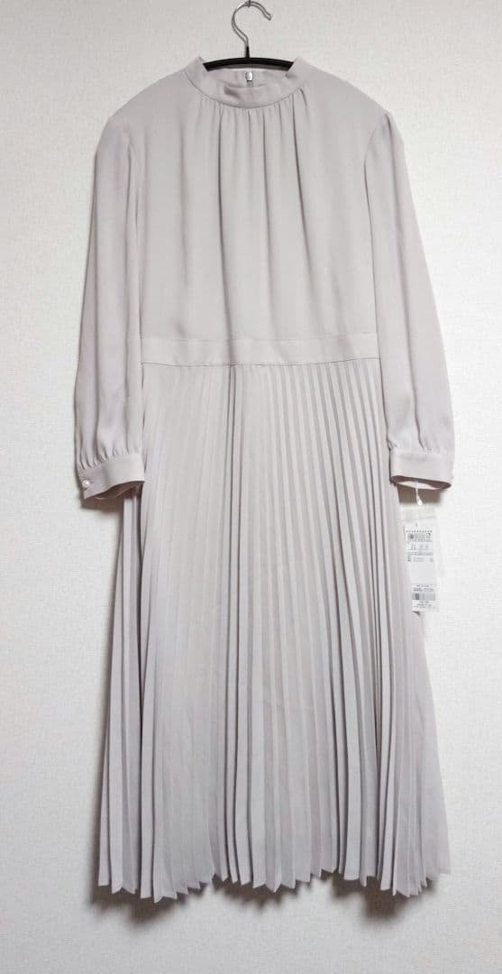 新品【洗える】クリスタルアムンゼン ウエスト切り替え ワンピース